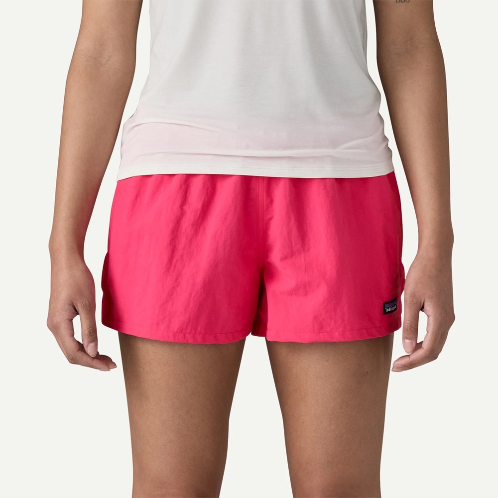 Patagonia Women's Barely Baggie Hot Pink Athletic Shorts 2.5” Small